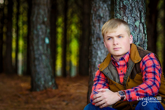 Brycen's Senior Portrait Session on Daniel Island